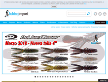 Tablet Screenshot of fishingimport.com